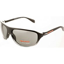 Prada Sport PS 06NS Sunglasses GAI1A1 Black Demi Shiny