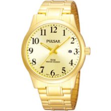 Pulsar Expansion Gold-tone Bracelet Men's watch #PS9032