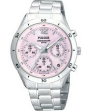 Pulsar Ladies` Collection Chronograph Date Calendar Watch