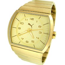 Puma Gold Tone Bracelet 50m Ladies Watch Pu102512003