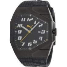 Puma Track Black Dial Mens Watch PU910561008