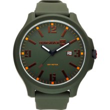 Quiksilver Beluka Silicone Watch Army, One Size