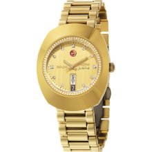 Rado Men's 'original' Yellow Goldplated Steel Swiss Automatic Watch