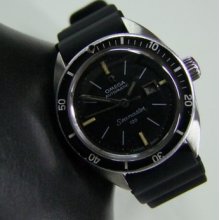 Rare 60's Omega Seamaster 120 Diver Black Dial Automatic Laides