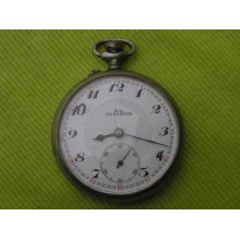 Rare Original Swiss Military Pocket Watch For Royal Bulgarian Army- Dunavetz.15j