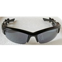 Rare Polished Black Oakley Thump 512 Mb Mp3 Grey Lenses