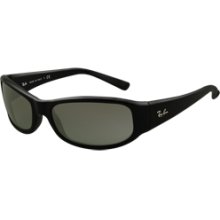 Ray Ban Fast & Furious Sunglasses, Glossy Black Frames With Gray Green Lenses