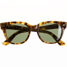 Ray-BanÂ® Meteor sunglasses with green lenses