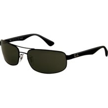 Ray Ban RB 3445 - Polarized - Black Crystal Green Polarized (002/58)