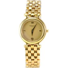 Raymond Weil 9937-2 18k Gold Plated Yellow Dial Stainless Steel Women's Watch