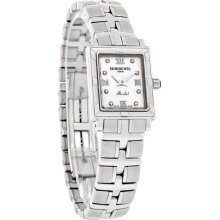 Raymond Weil Parsifal Diamond Ladies Mop Stainless Steel Watch 9631-st-00995