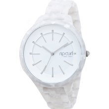 Rip Curl Horizon Acetate Watch in White