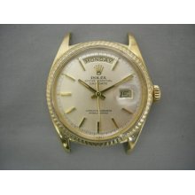 Rolex 18k Yellow Gold Oyster Perpetual Day Date Head Ref. 1803 Vintage 1963