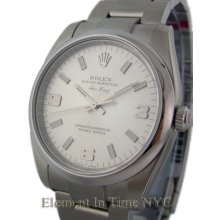 Rolex Air-King 34mm Stainless Steel Silver Dial