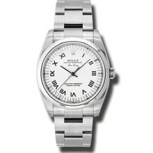 Rolex Air-king Domed 114200 (silver Dial, Roman Numeral Markers)