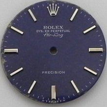 Rolex Air King Oyster Perpetual Precision Blue Watch Dial Face Part 85h