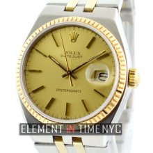 Rolex Datejust OysterQuartz Champagne Stick Dial Circa 1979