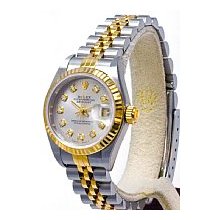 Rolex Ladies Datejust 2-Tone Jubilee Bracelet Silver Dial - Preowned