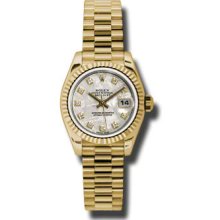 Rolex Lady Yellow Gold President 26mm 179178 MTDP WOMEN WATCH