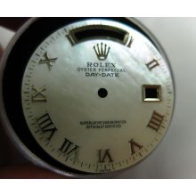 Rolex President Day Date Quick Set White Mop Roman Dial 18038 18238 1978 &up