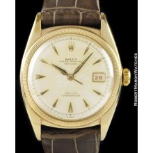 Rolex Vintage Datejust 6105 Gold Automatic Chronometer 1951