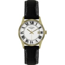 Rotary - Gents Gold-plated Case Watch - Gs02724/01