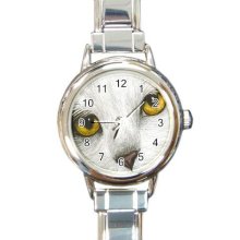 Round Italian Charm Watch from art painting Cat 267