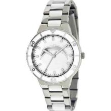 San Diego Chargers Ladies Pearl Stainless Steel Watch