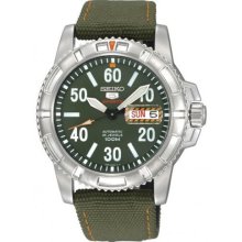 Seiko 5 Sports Automatic Nylon Mens Watch SRP215K2