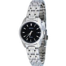 Seiko Sxde65 Women's Watch Quartz Black Dial Date Display