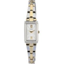 Seiko Women's Sujg36 Quartz Stainless Steel White Dial Watch