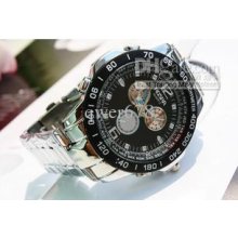 Sell. New Arrival Big Dial Quartz Man Steel Belt Business Watch Fash