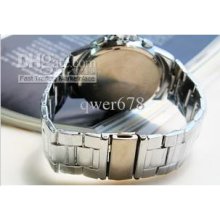 Sell.new Arrival Big Dial Quartz Man Steel Belt Business Watch Fashi