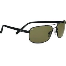 Serengeti Palladio 7566 Sunglasses Satin Black Frame Polarised Polar Phd Drivers