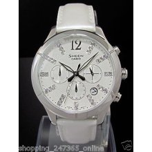 She 5020 Chronograph Swarovski Beads Dial Sheen Luxury Christmas Anniversary Gif