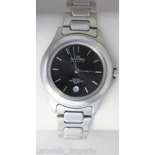 Skagen 161lszm Men's Watch Silver Tone Steel Charcoal Dial Date