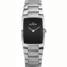 Skagen H02lsxb Men's Steel Stainless Steel Band Black Dial Watch