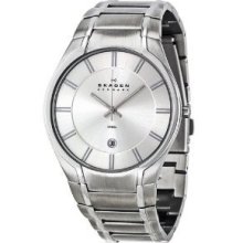 Skagen Silver Tone Steel Men's Watch