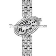 Small Cartier Delices White Gold Jewelry Ladies Watch HPI00458