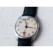 Soviet watch Russian watch Women watch Mechanical watch - with tiny plane on the seconds hand -USSR Vintage 