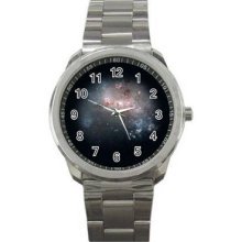 Space Ver 1 Unisex Silver-Tone Sports Metal Watch 39