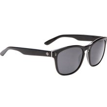 Spy Beachwood Sunglasses - 3 Ply Black/Grey Lens