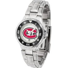 St. Cloud State Huskies Ladies Stainless Steel Watch