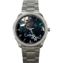 Stainless Steel Gift Watch with Photo of Casino Royale