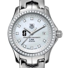 Stanford TAG Heuer Watch - Women's Link Watch w/ Diamond Bezel