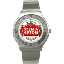 Stella Artois Beer Stainless Steel Watch For Sport Men Wristwatch Fashion