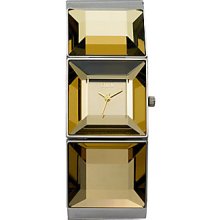 Storm Coco Faceted Stainless Steel Watch/Gold - Gold