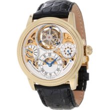 Stuhrling 213t Le Saturnalia Tourbillon Mechanical Sapphire Crystal Mens Watch