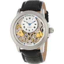 Stuhrling Original 368b 33152 Gemini Ii Automatic Skeletonized Dial Mens Watch