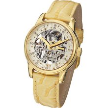 Stuhrling Original Men's 576.1135e15 Stella Yellow Gold Layered Case,